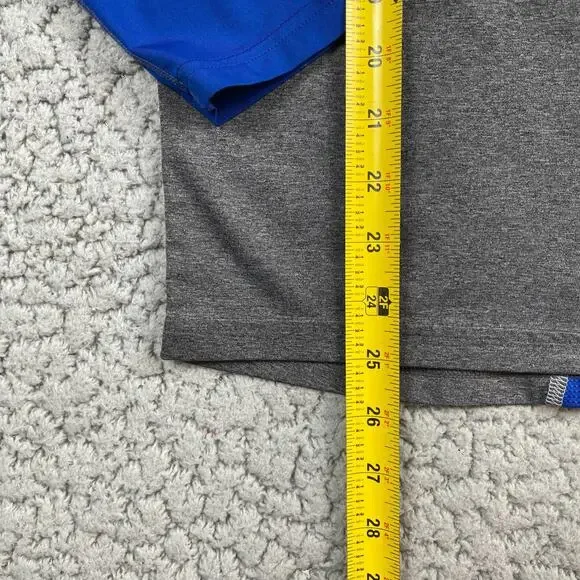 Under Armour Baseball Jersey Shirt Mens Small Fitted Blue Long Sleeve - Picture 6 of 9